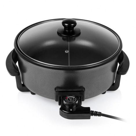 Tristar | PZ-9135 | Multifunctional grill pan XL | Grill | Diameter 30 cm | 1500 W | Lid included | Fixed handle | Black | Diame - 2